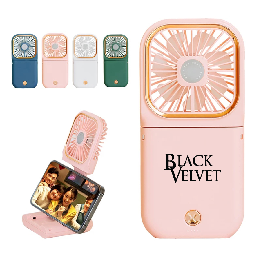 Multi-Use Portable Fan with Power Bank & Phone Holder 13