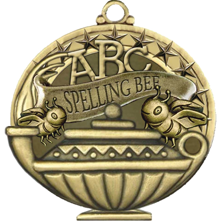 Stock Academic Medals: Spelling Bee