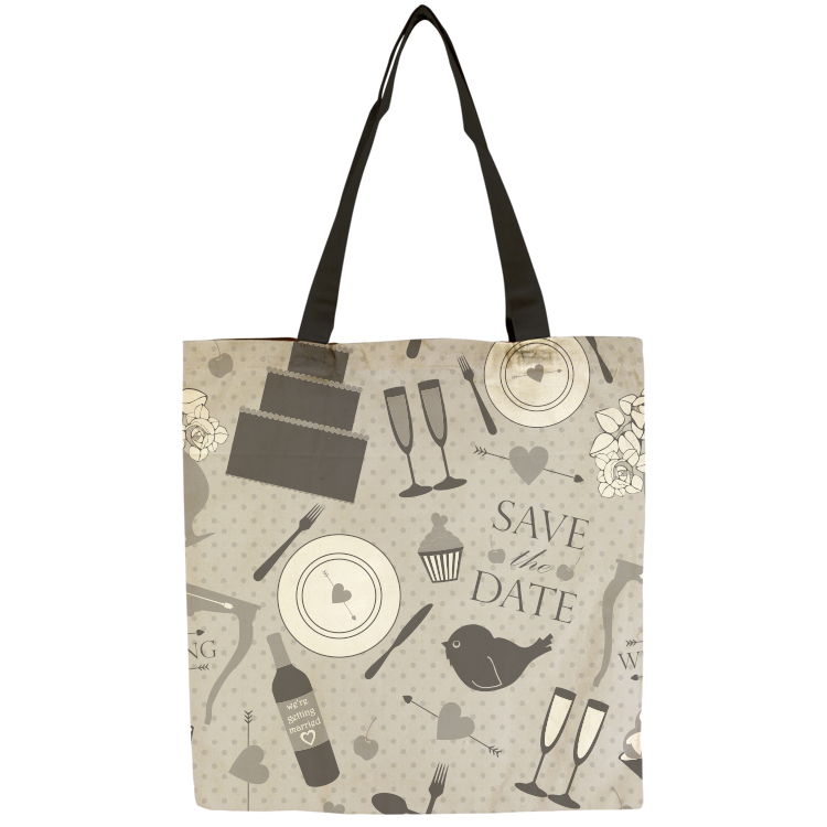 Flat Vibrant Cotton Tote Bag 5