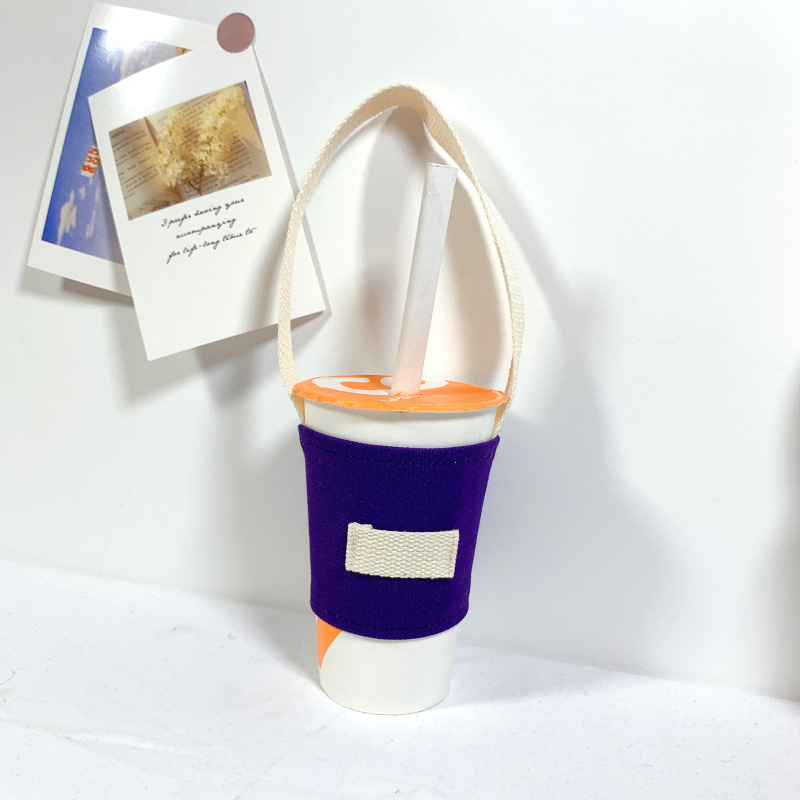Canvas Beverage Sleeve, custom koozie with logo imprint 8