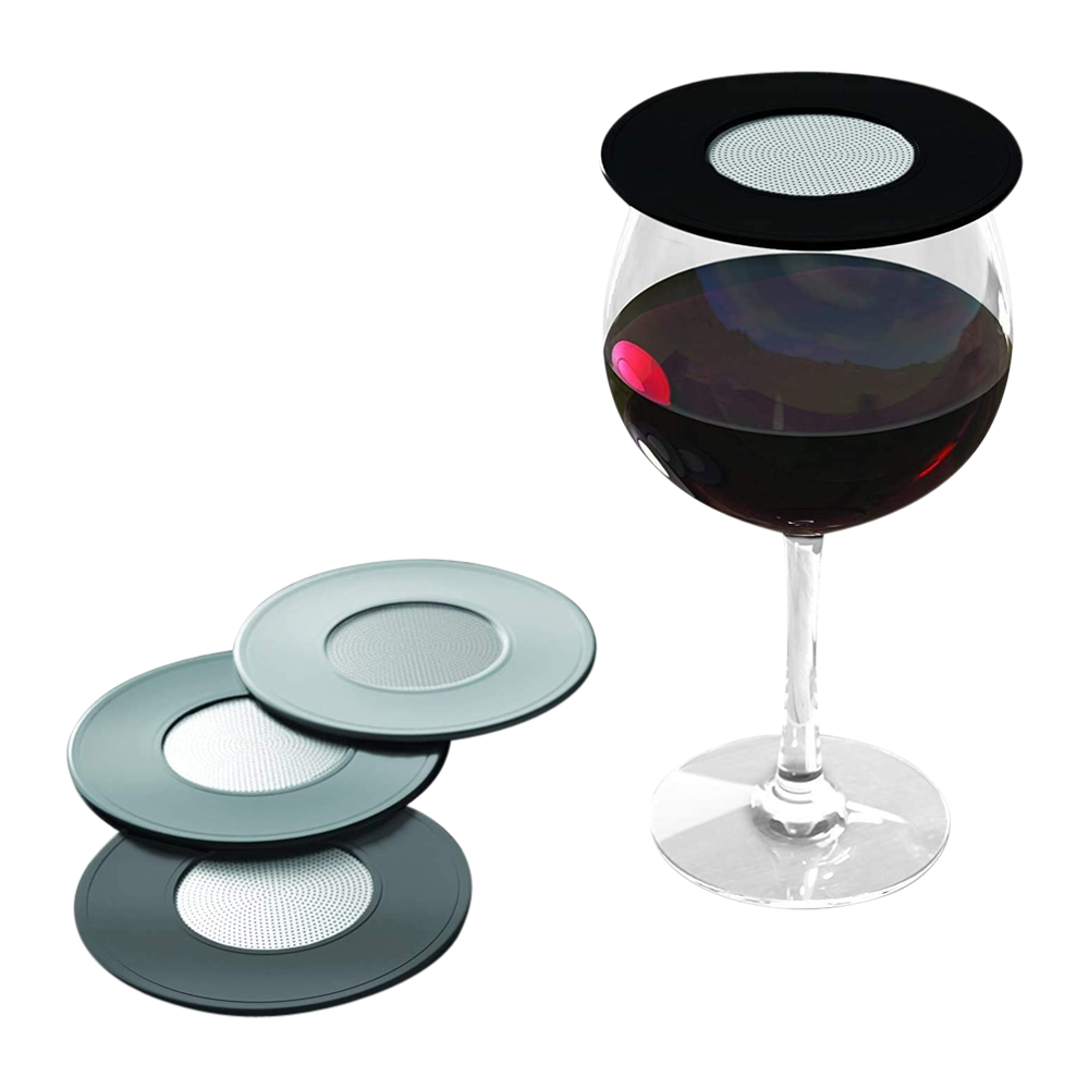 Ventilated Silicone Wine Glass Covers 5