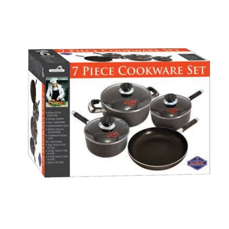 Non-Stick Cookware Sets - 7 Pc 2