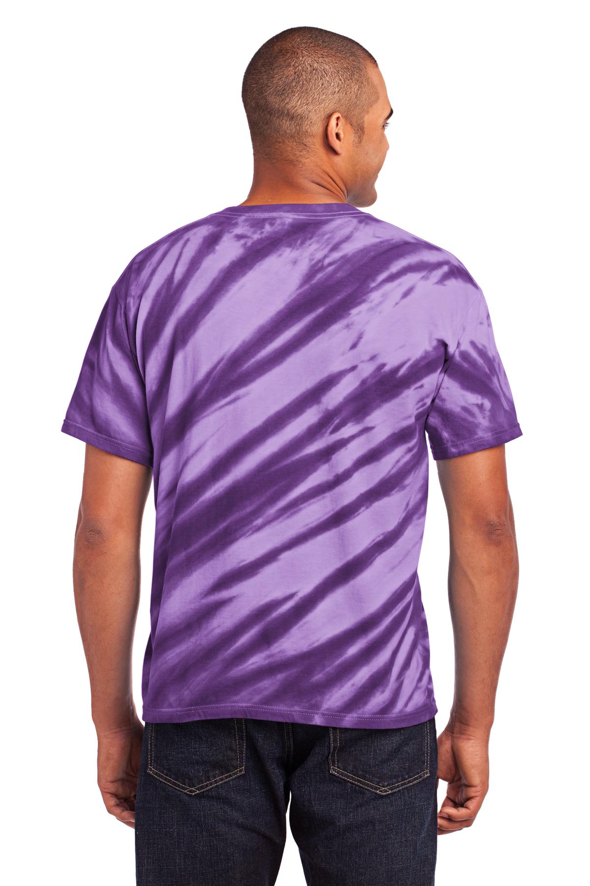 Port & Co Tiger Stripe Tie-Dye Tee. PC148 14