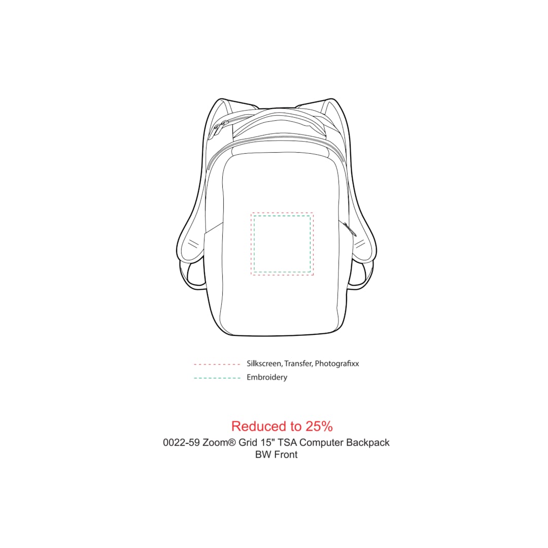 Zoom Grid 15" TSA Computer Backpack 39