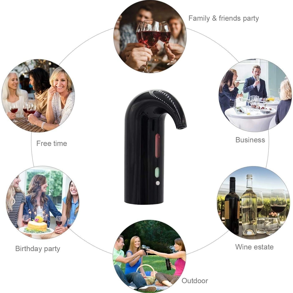 Electric Wine Aerator Pourer 4