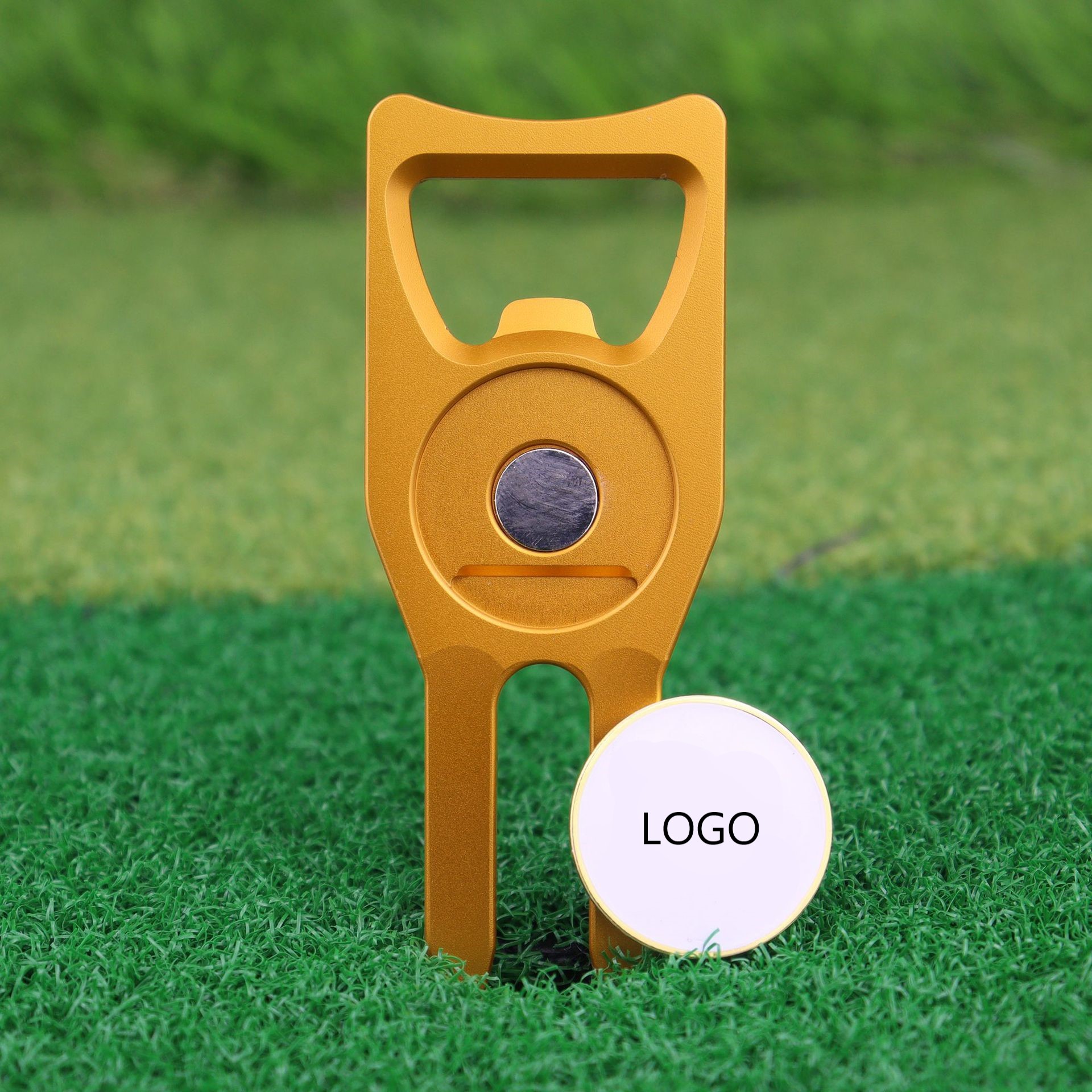 Golf Divot Repair Tool With Bottle Opener 2