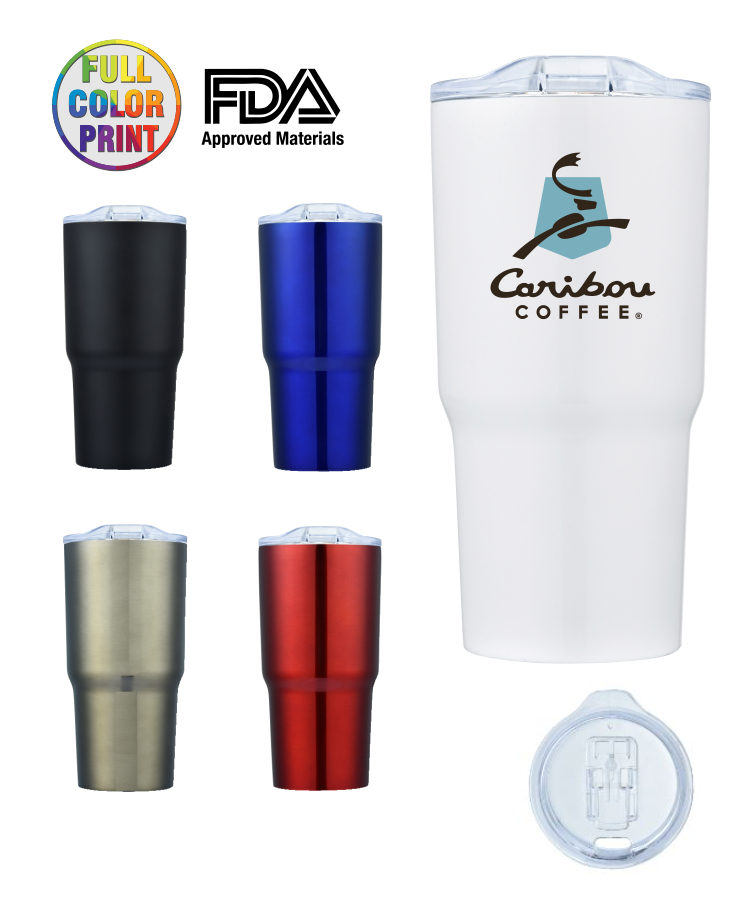 20 Oz. Double Wall Stainless Steel Tumbler Vacuum Insulated - Full Color 2