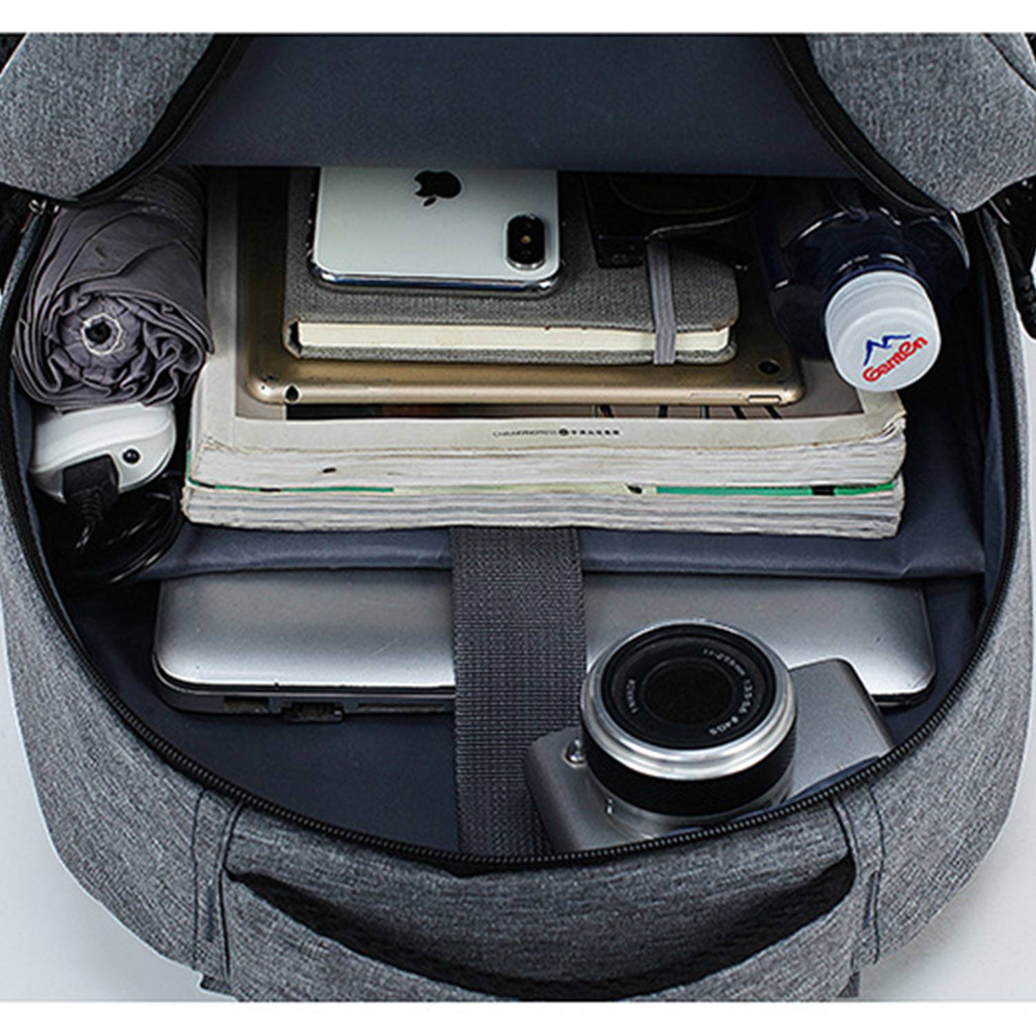 Oxford Business Men's Backpack With Charging Port 3