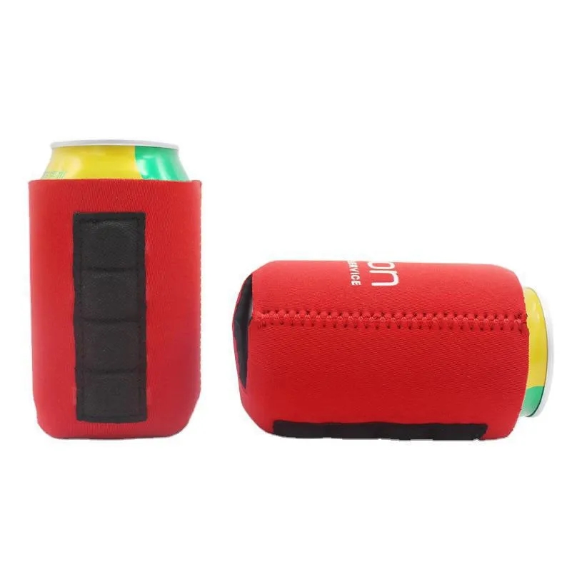 12oz Collapsible Quartet Of Magnets Neoprene Beer Soda Can C 6
