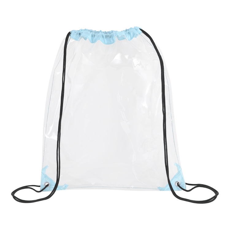Clear Drawstring Cinch Backpack 11