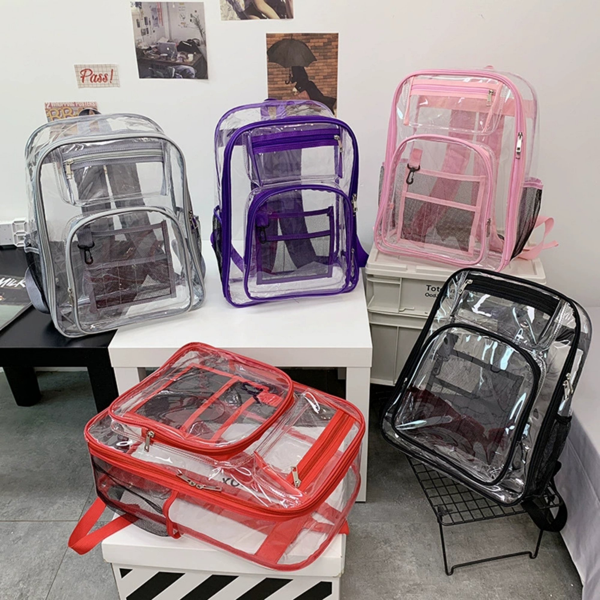 PVC Clear Backpack 4