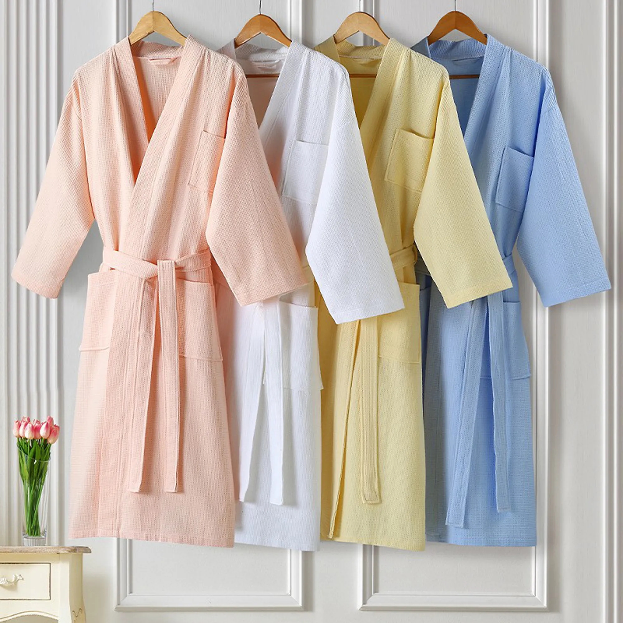 Cotton Waffle Robe 2