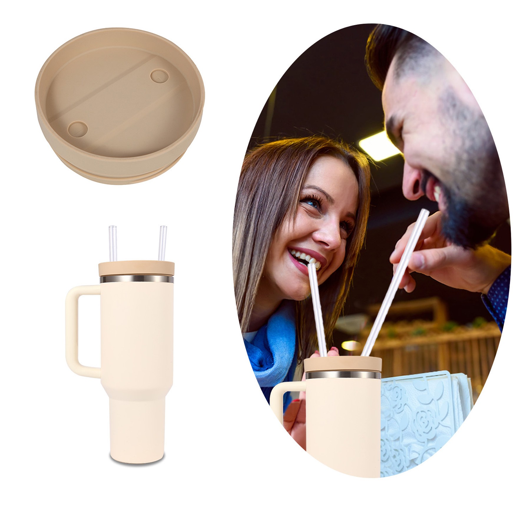 Creative Silicone Lid For 40 Oz. Tumbler 5
