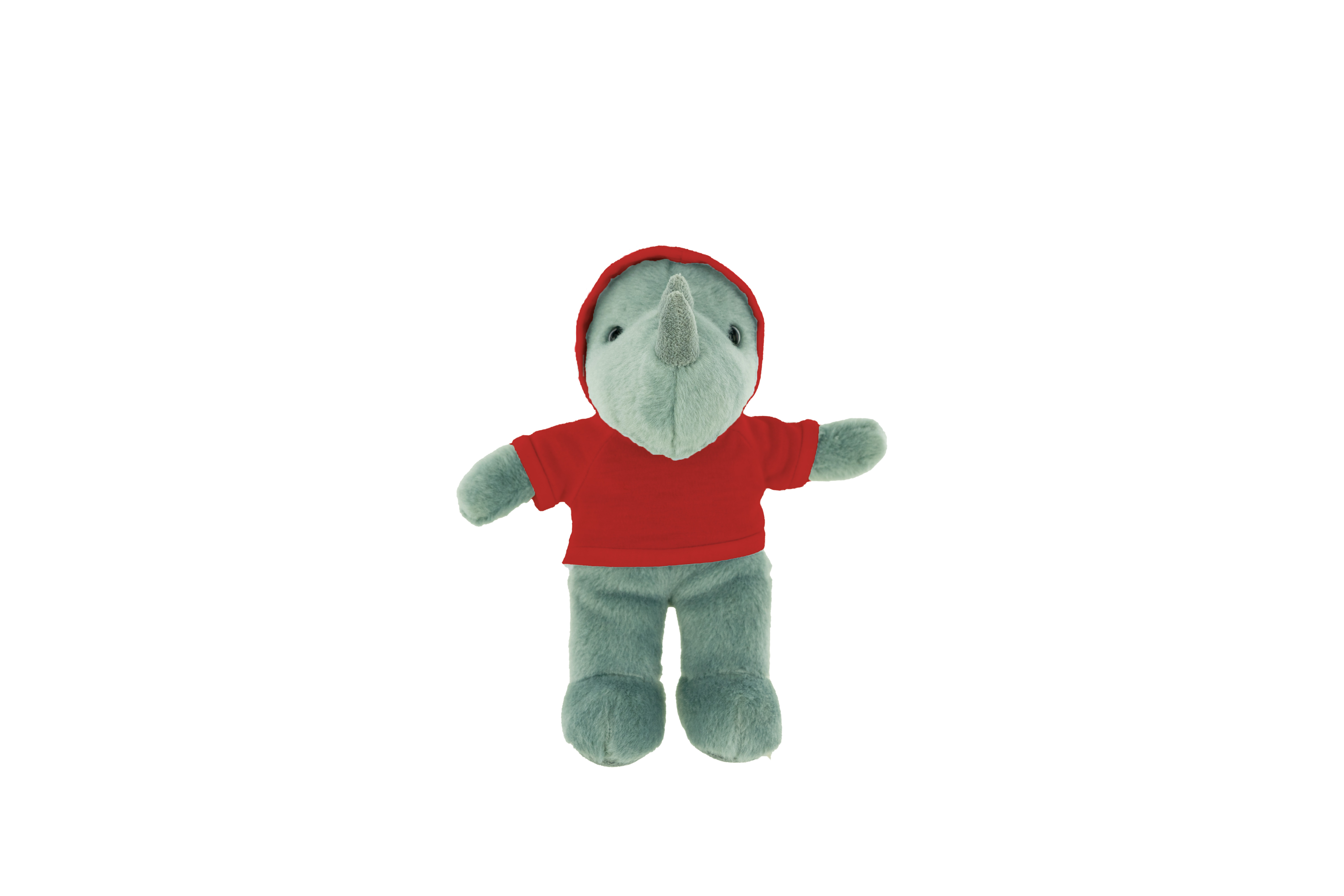 Plush Rhino with Hoodie 14