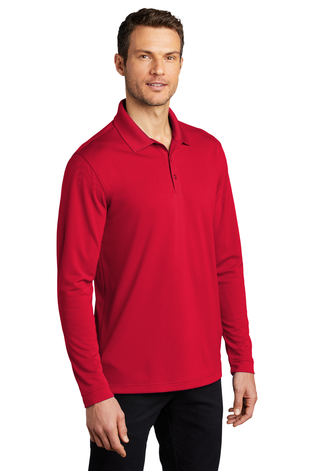 Port Authority Dry Zone UV Micro-Mesh Long Sleeve Polo K110LS 39