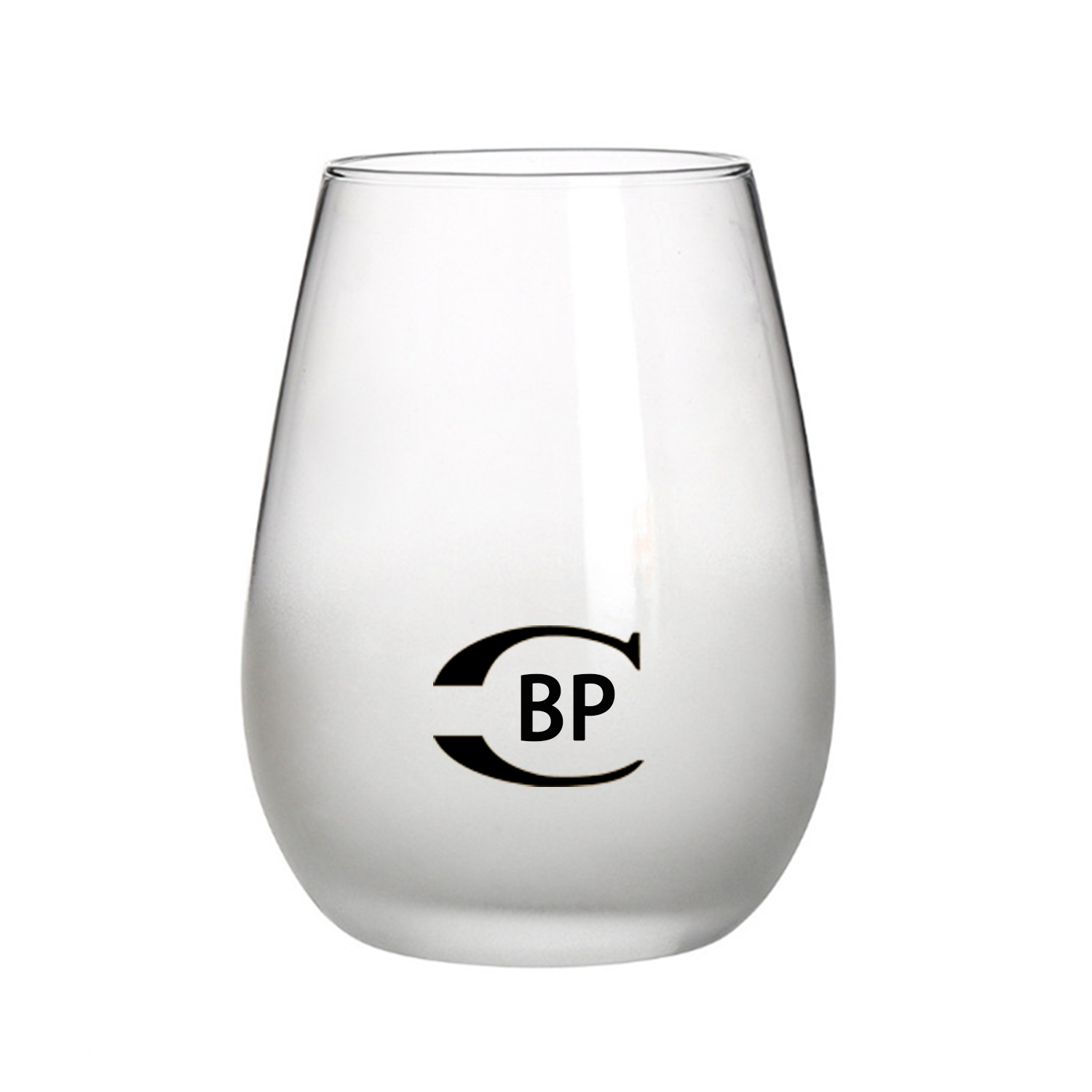 17oz Clear Stemless Wine Glass 2