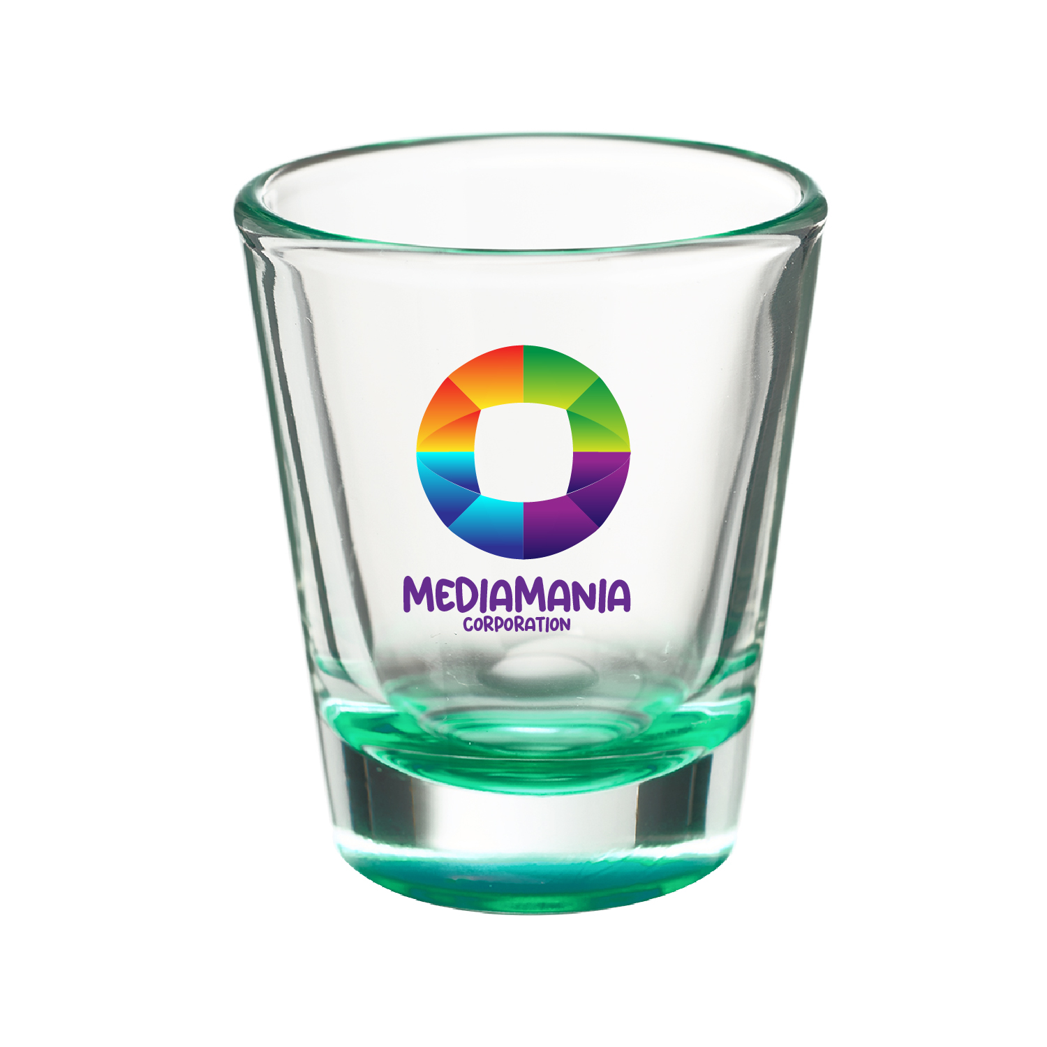 1.75 oz. Ardent Round Shot Glass (Full Color Imprint) 2