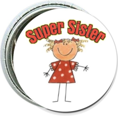 Super Sister, Kids Button 1