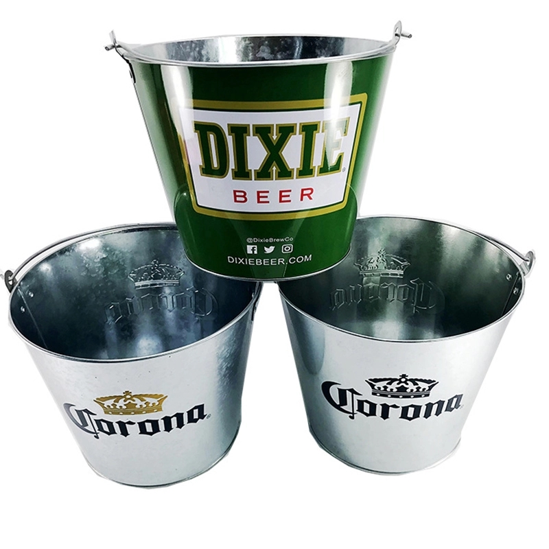 5 Quart Galvanized Ice Bucket 2