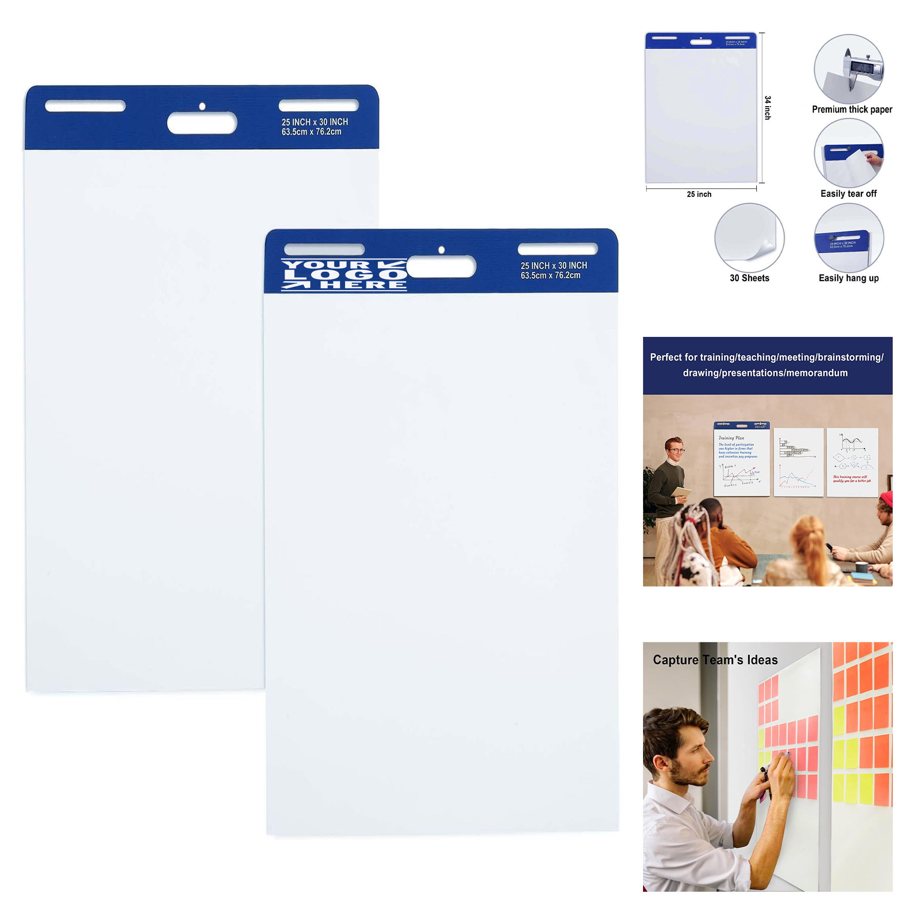 25" x 30" 30 Sheets Sticky Easel Pad