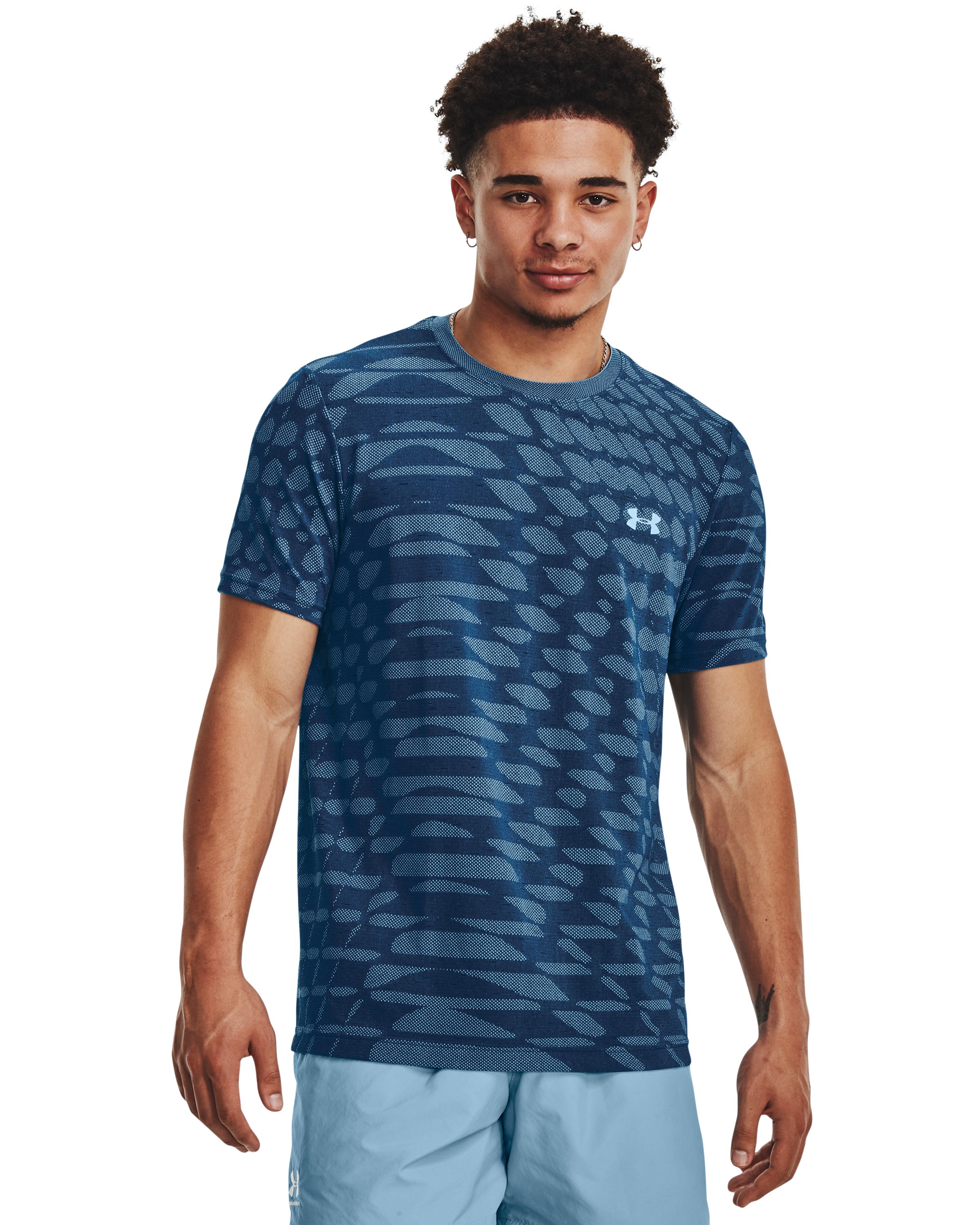 UA Seamless Ripple Men's Short Sleeve 5