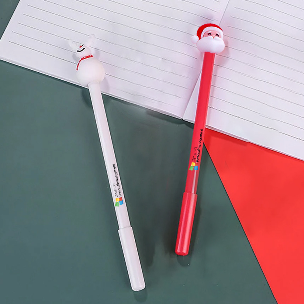 Christmas Novelty Ballpoint Pen - Full Color Logo 1