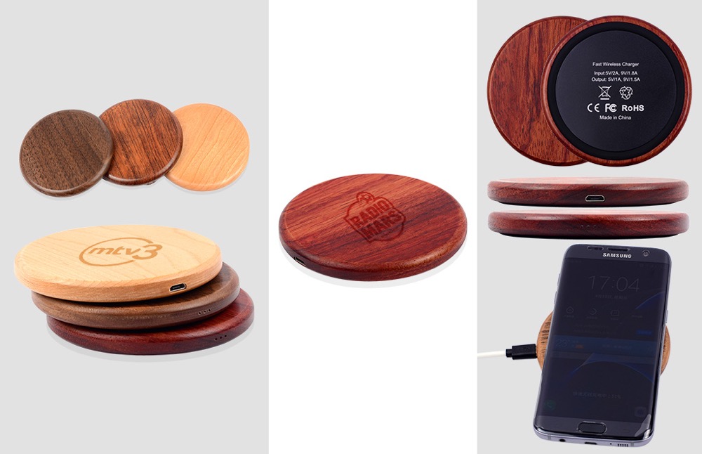 Wood Wireless Charger 2