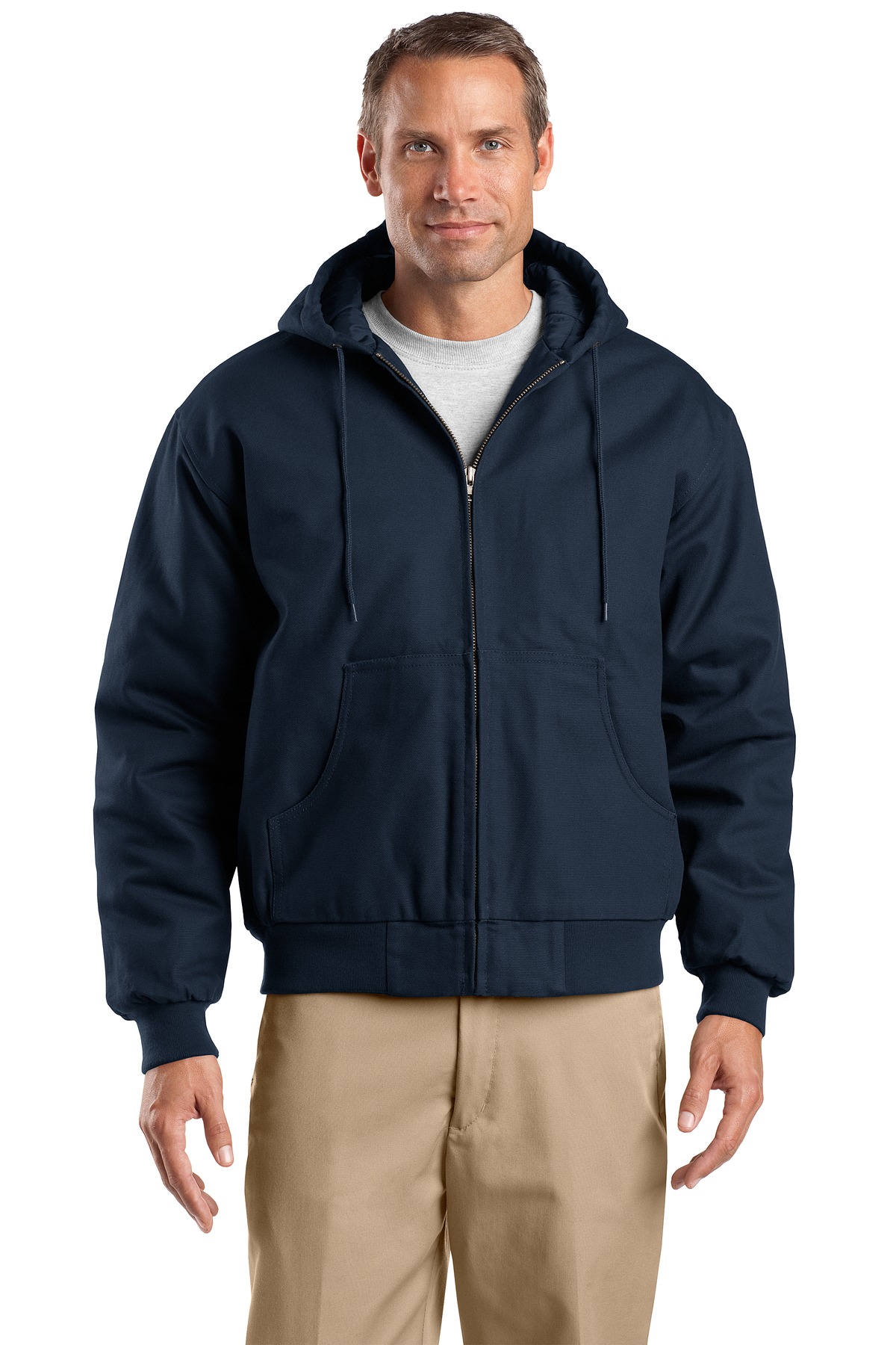 CornerStone Tall Duck Cloth Hooded Work Jacket. TLJ763H 2