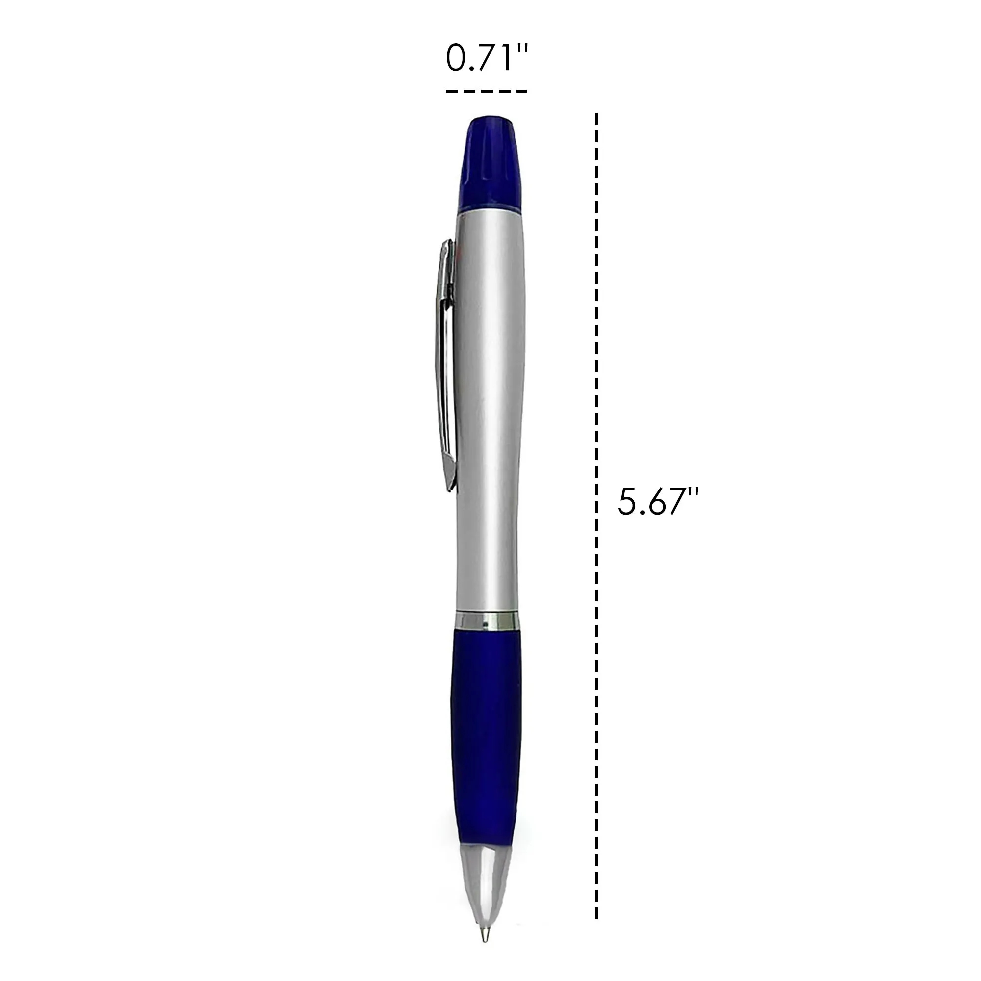 Ballpoint Pen with Highlighter Tip 3