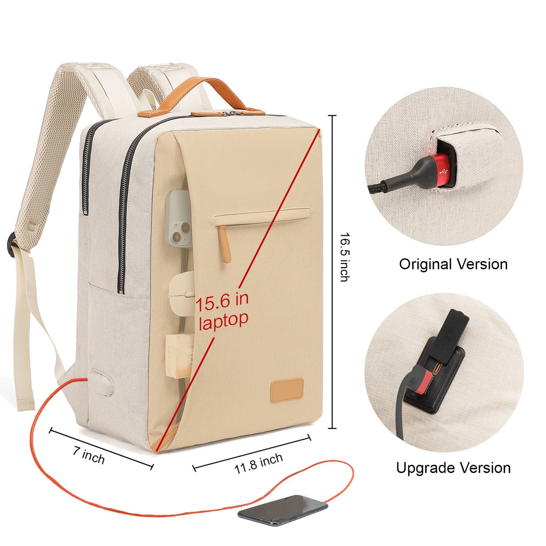 Business Travel Laptop Backpack 3