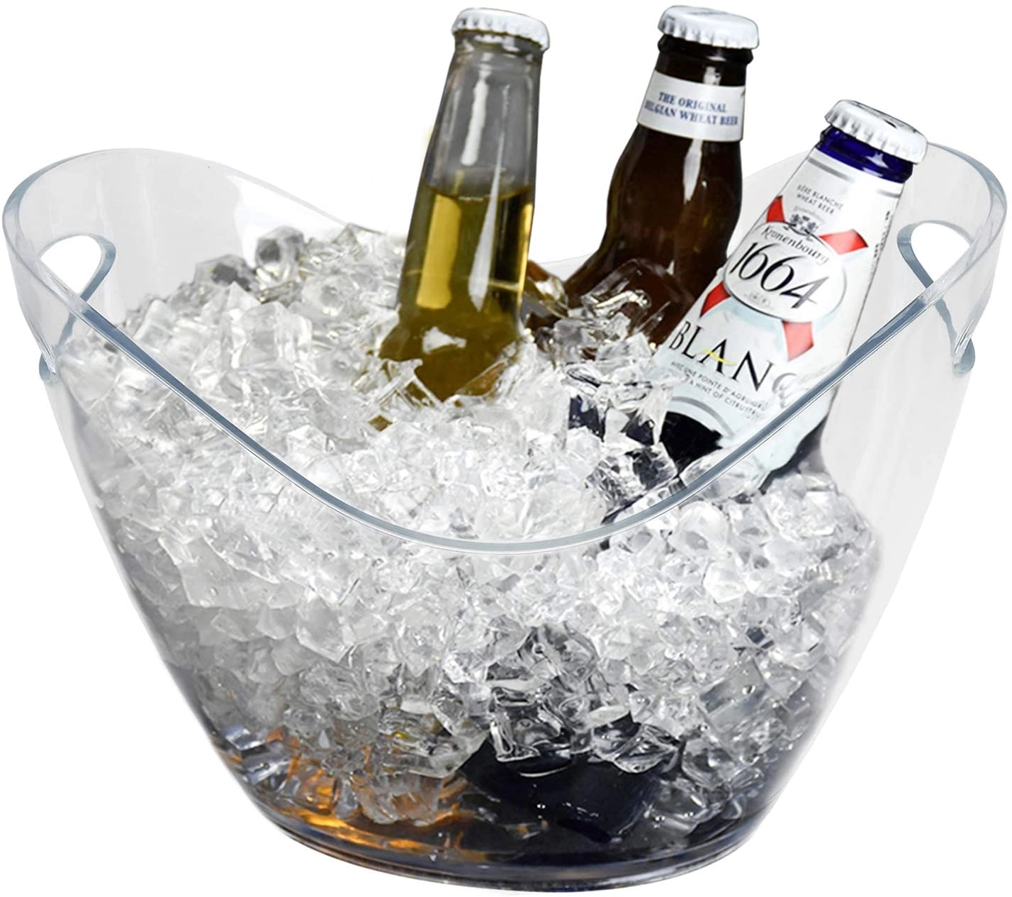 Ice Bucket Clear Plastic 3.5 Liter 1