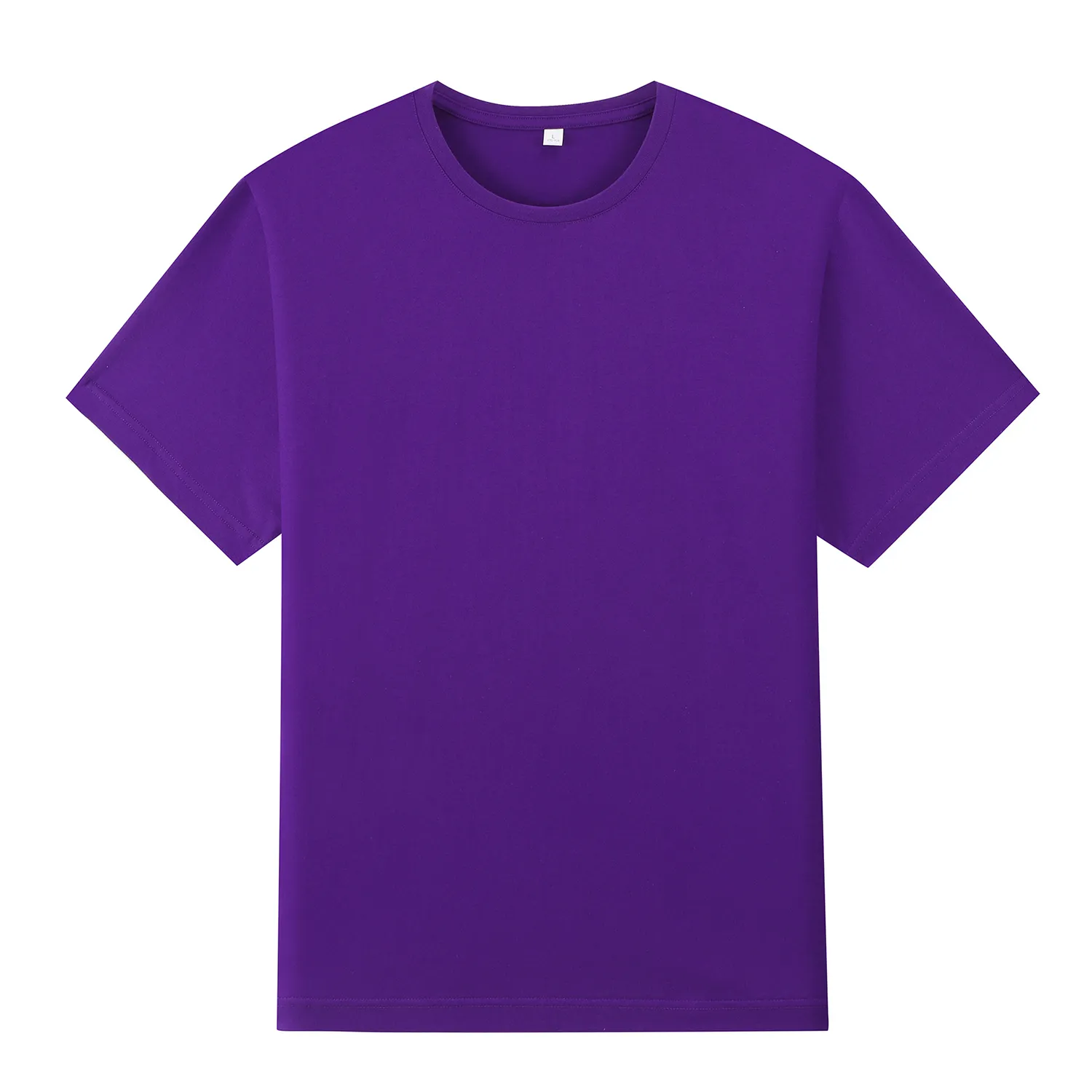 Cotton Round Neck T-shirt Custom 5