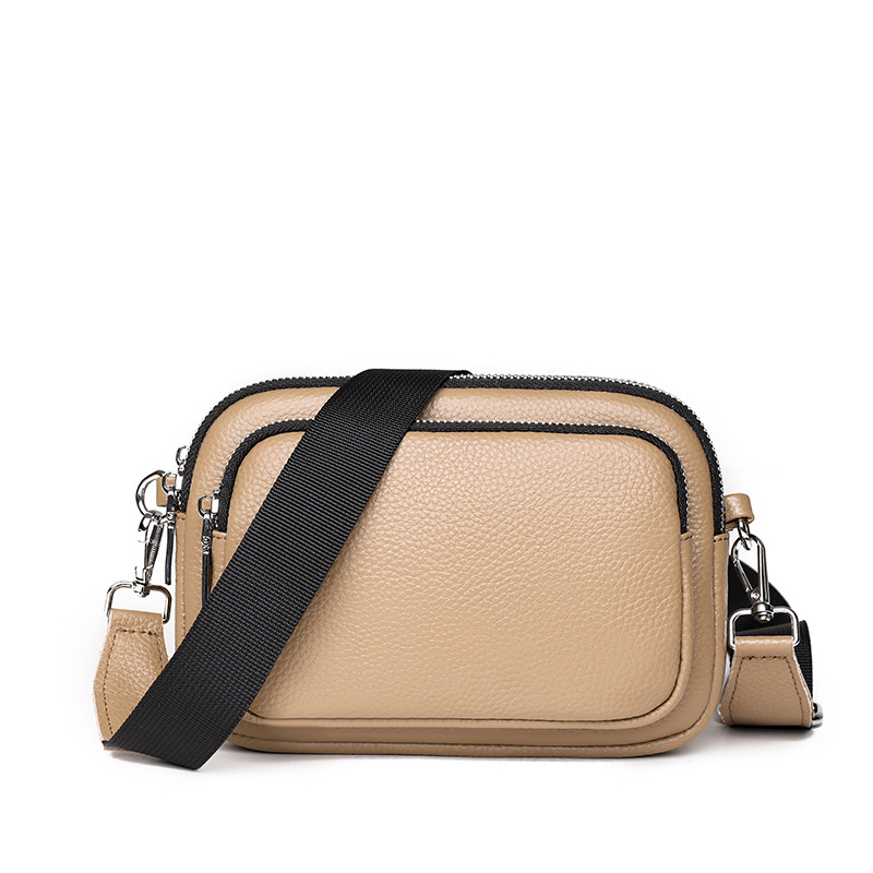 Genuine Leather Simple Design Trend Crossbody Bags 4