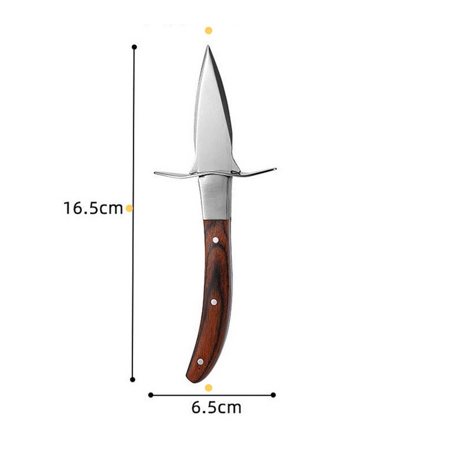 Stainless Steel Wooden Handle Shell Cutter 3