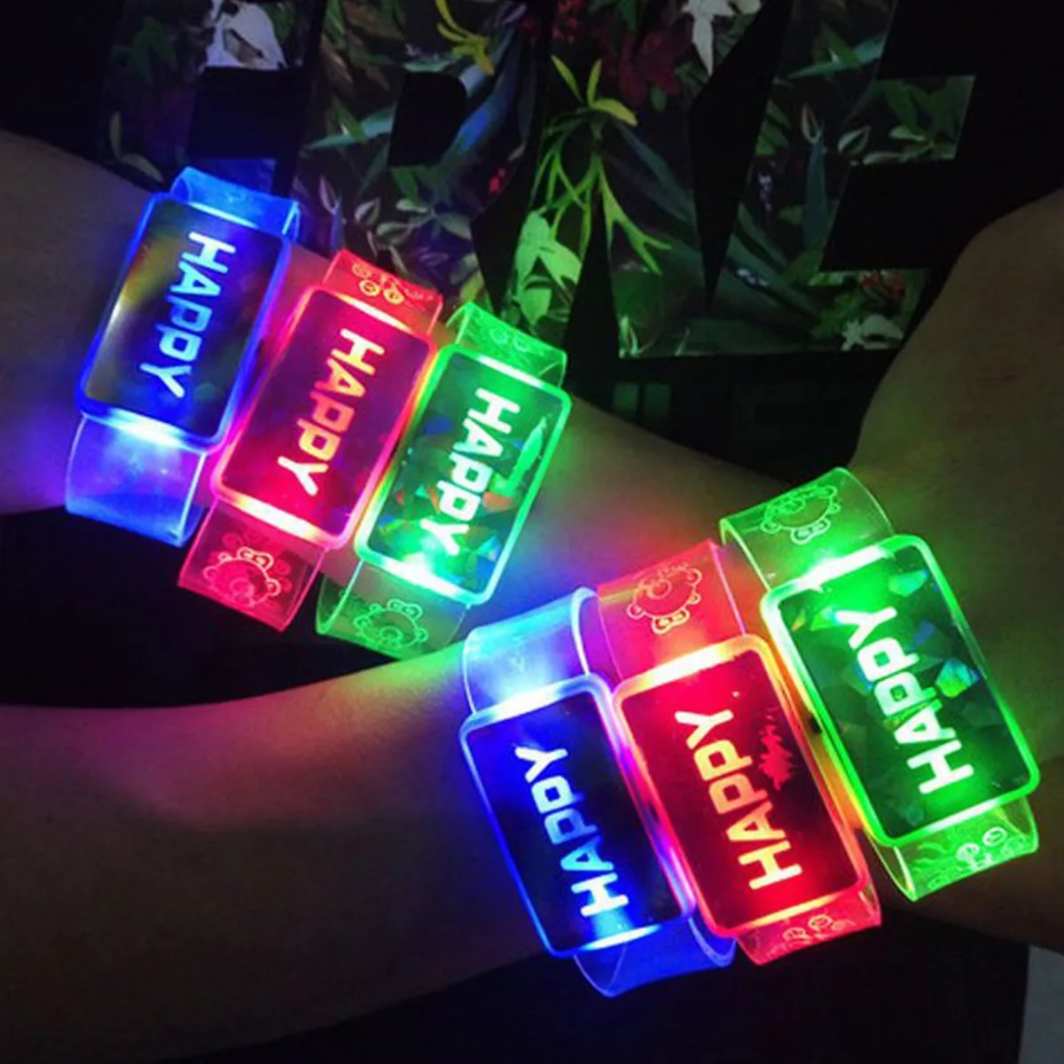 Colorful Luminous Wristband Bracelet Party Gift Toy 4
