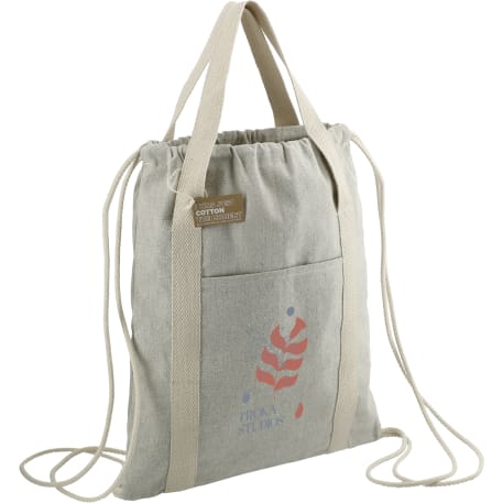 Repose 5oz. Recycled Cotton Drawstring Bag 5