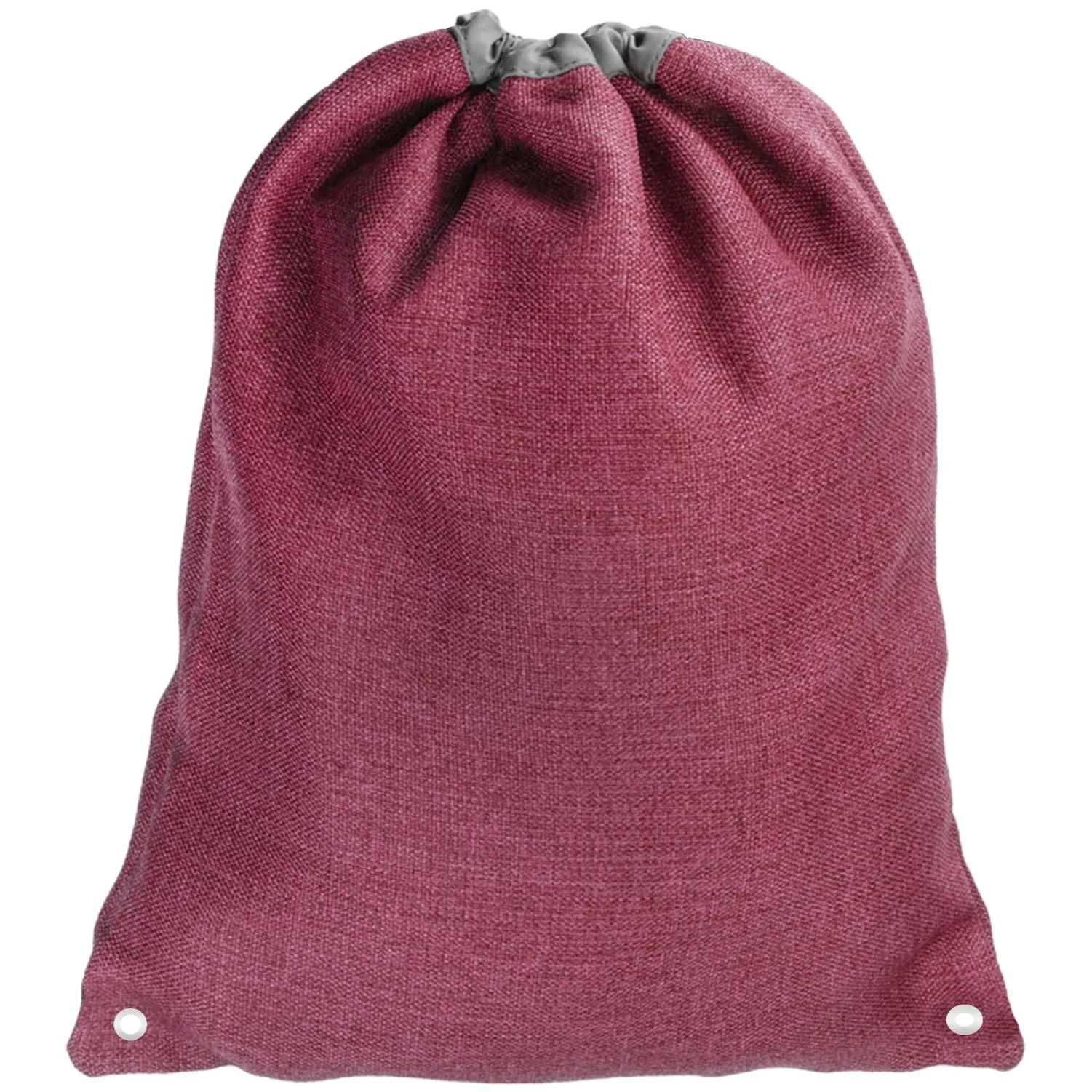 Linen Cromwell Drawstring Backpacks 1