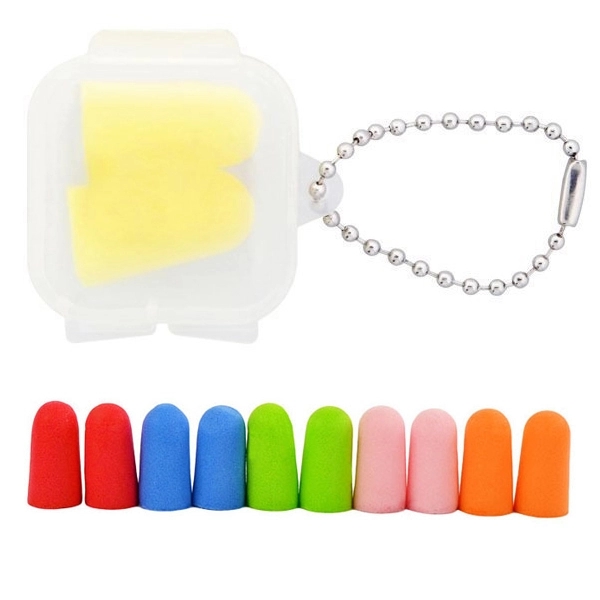 Soft Foam Earplugs in Reusable Case 3