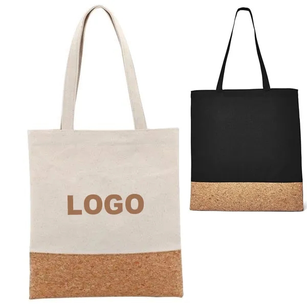 Imprinted Cotton & Cork Convention Tote Bag 2
