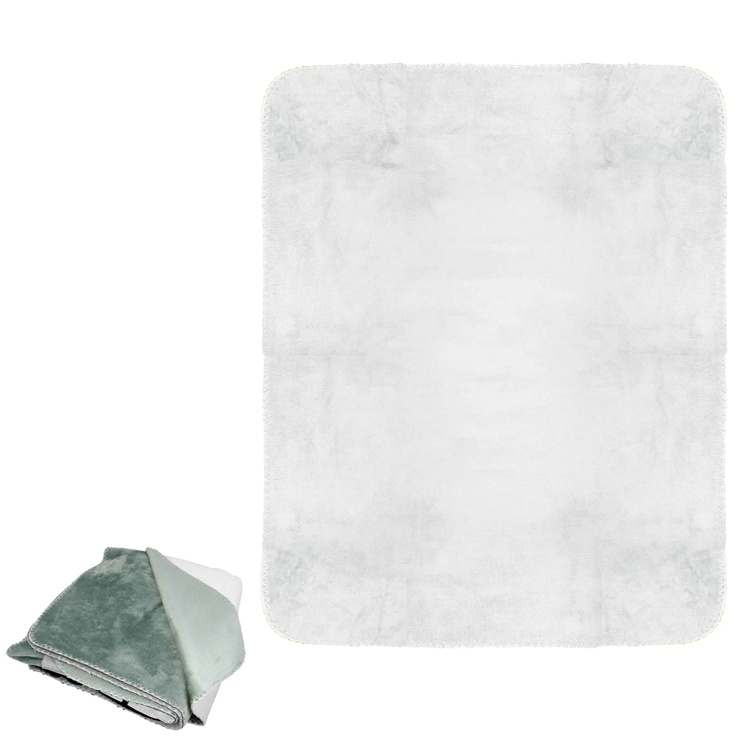 Full Color Velvety Recycled Plush Blanket 5