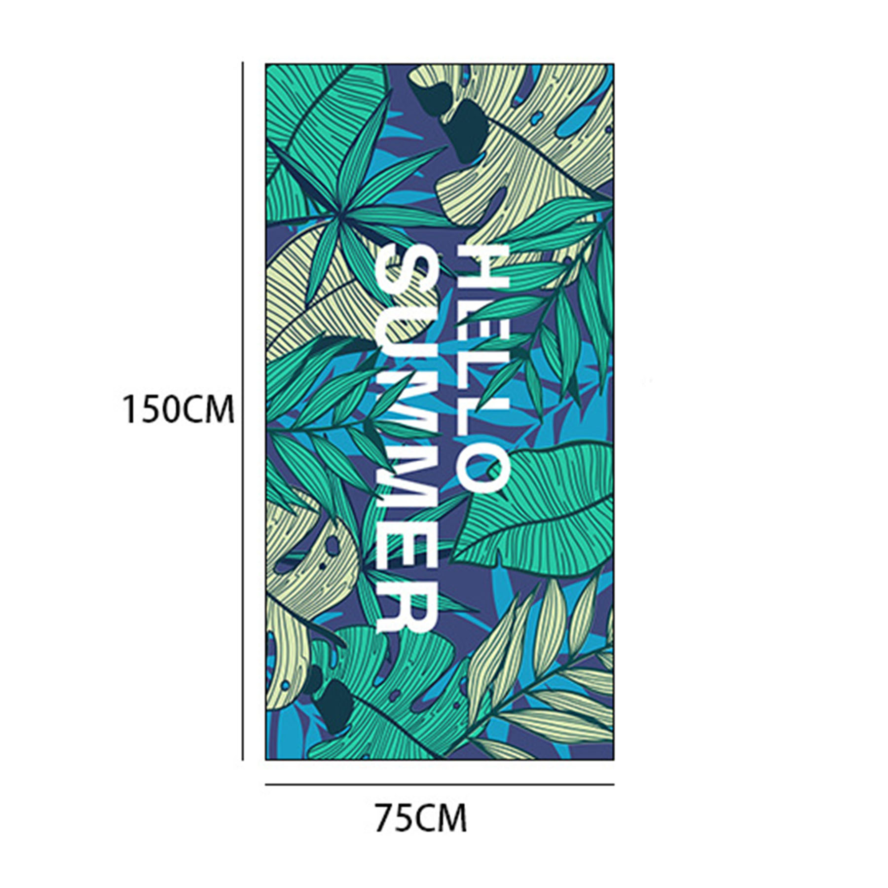 Multifunctional microfiber beach towel 1