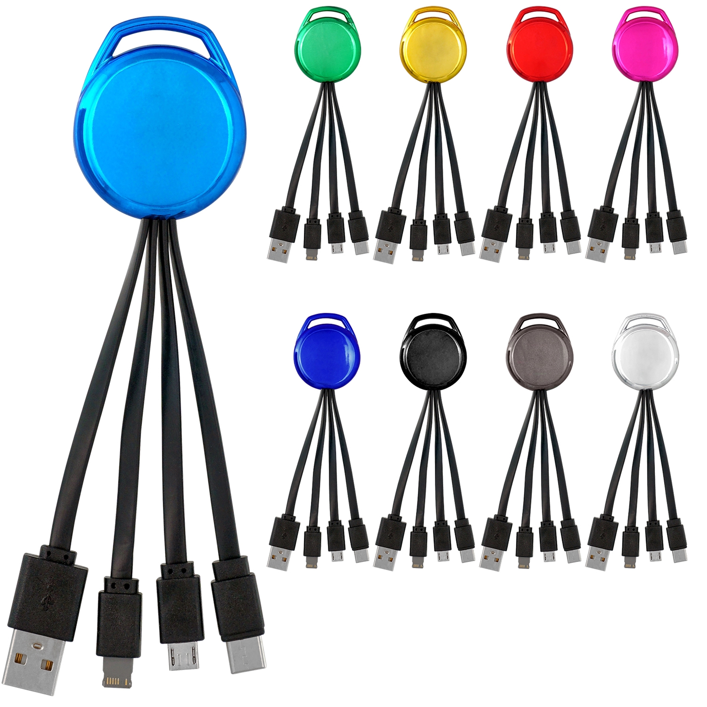METALLIC VIVID 3-IN-1 CHARGING CABLE 24
