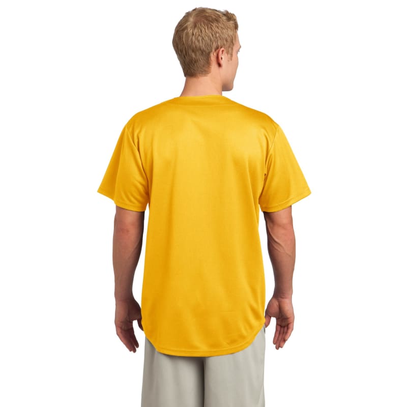 Sport-Tek PosiCharge Tough Mesh Full-Button Jersey. 44