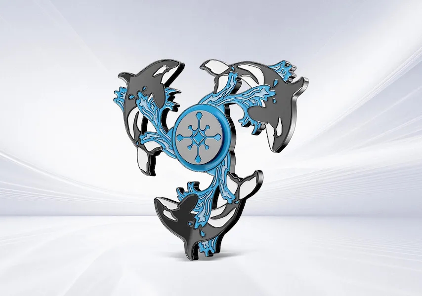 2.25'' Enamel Fidget Spinners 1