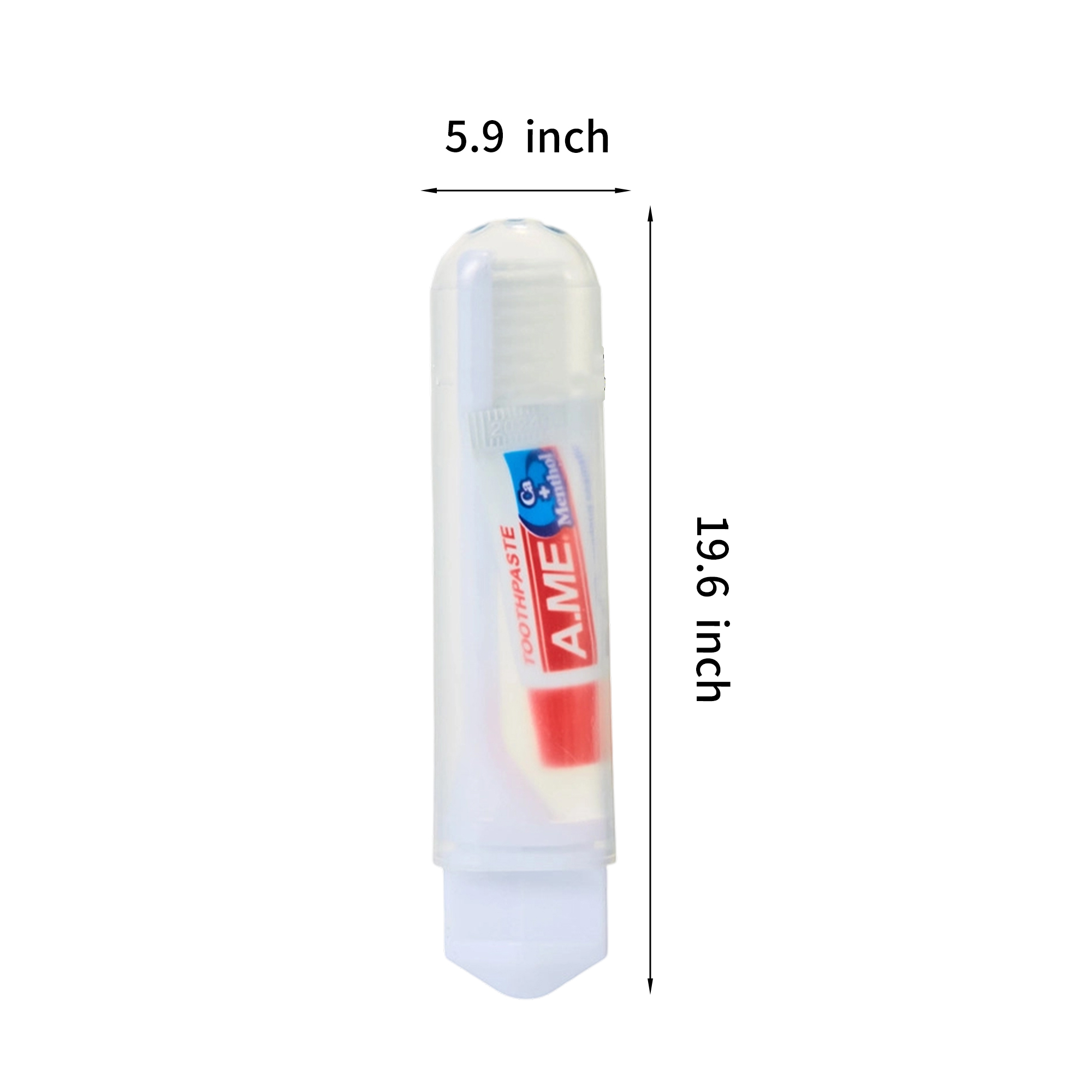 Portable Travel Folding Toothbrush With Toothpaste Kit 3