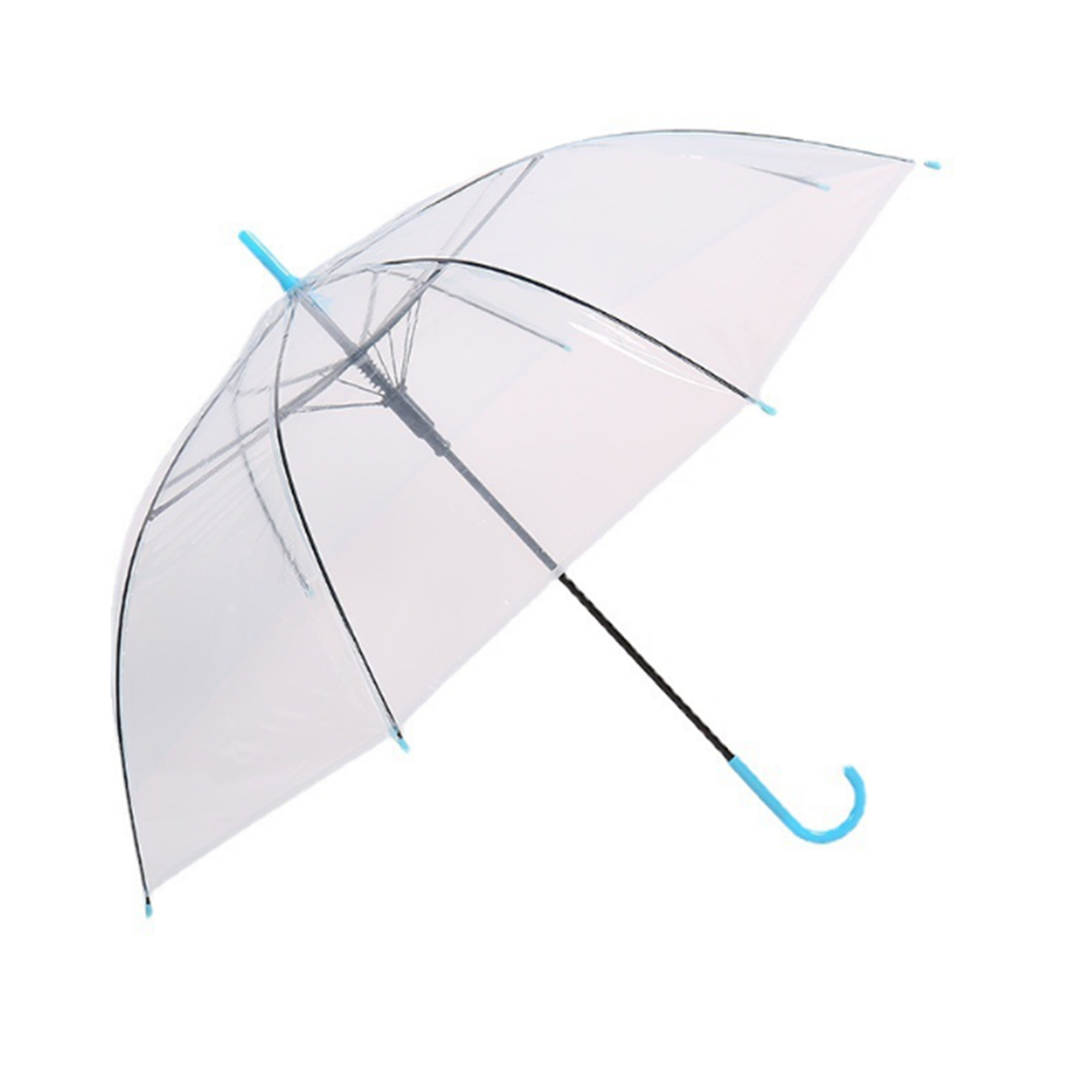 MOQ 50 PCS Stylish PVC Transparent Umbrella 1
