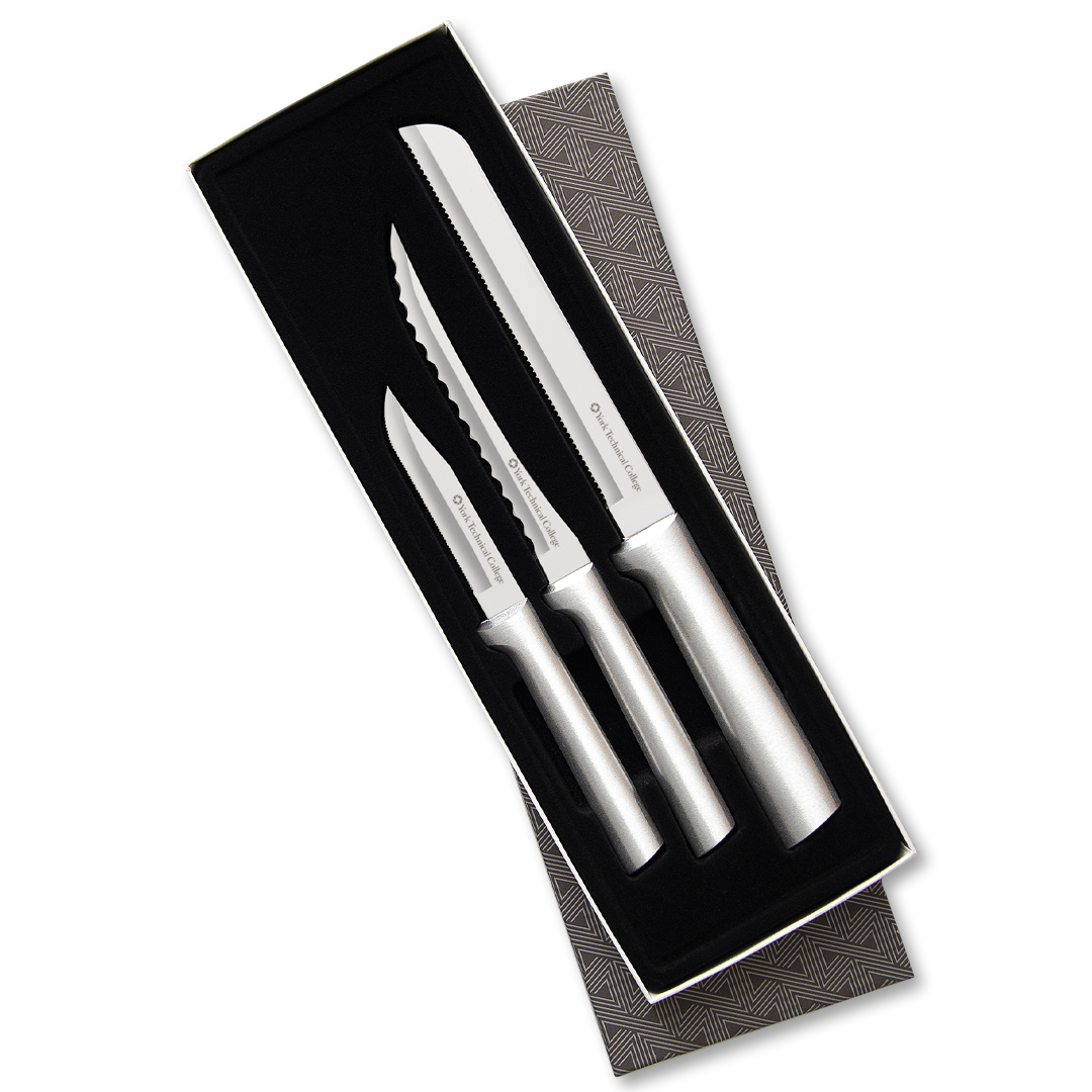 Sensational Serrations Gift Set w/Silver Handle 2