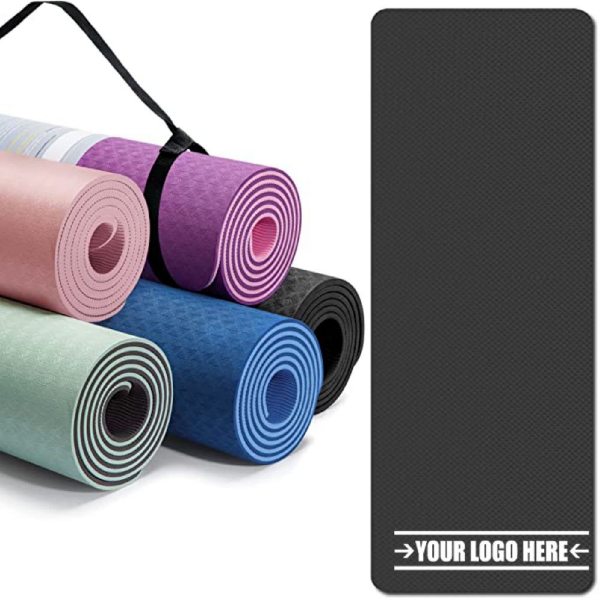 Extra Thick TPE Yoga Exercise Mat 4