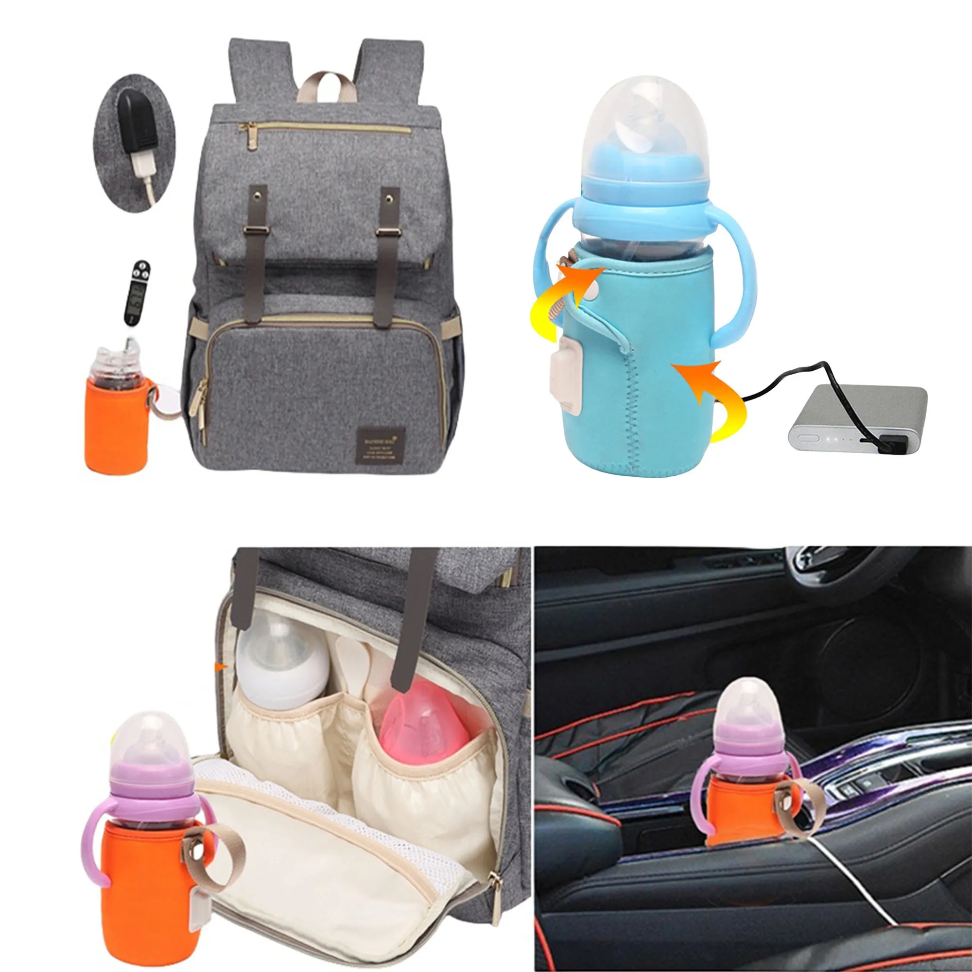 USB Feeding Bottle Warmer Sleeve Cover 2