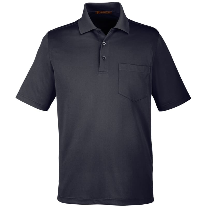 Harriton Men's Advantage Snag Protection Plus IL Pocket Polo 18